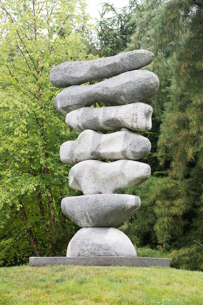 Eolith sculpture at Grounds for Sculpture