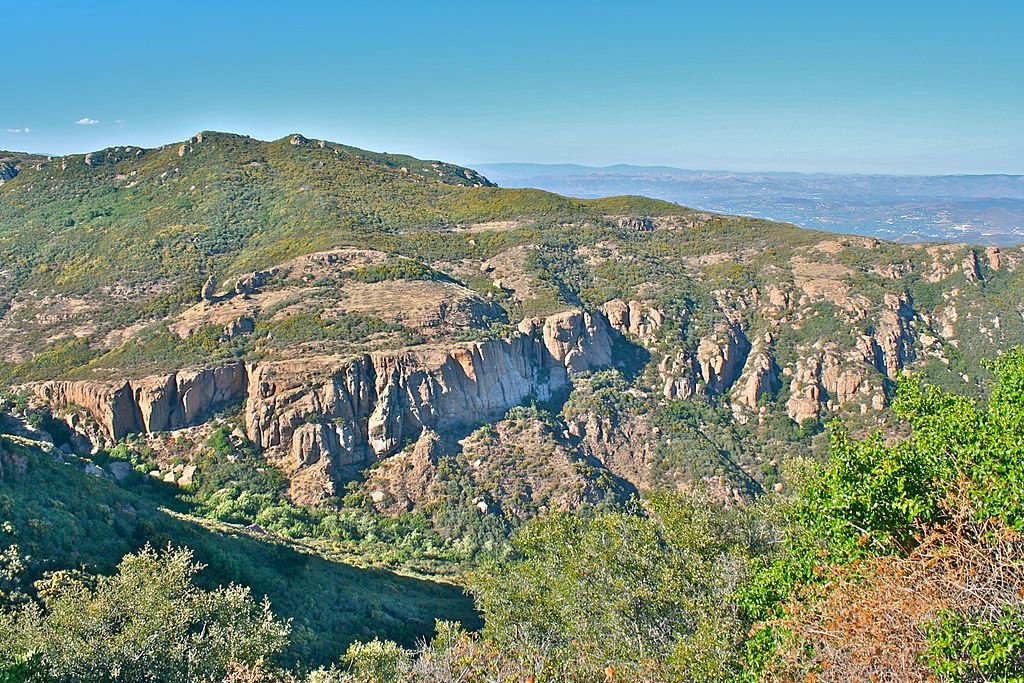 Backbone trail at Santa Monica Mountains National Recreation Area