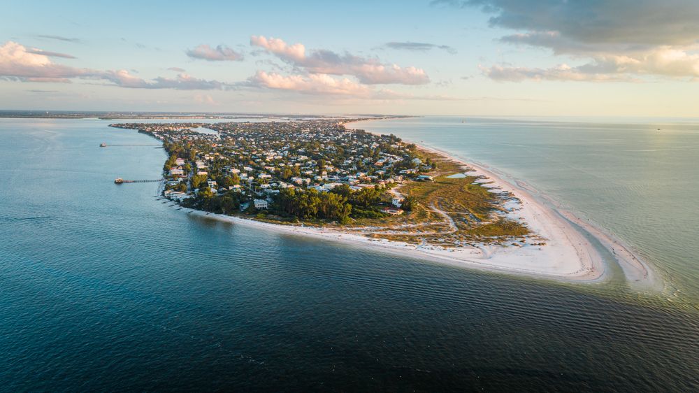 Aerial View of Anna Maria Island