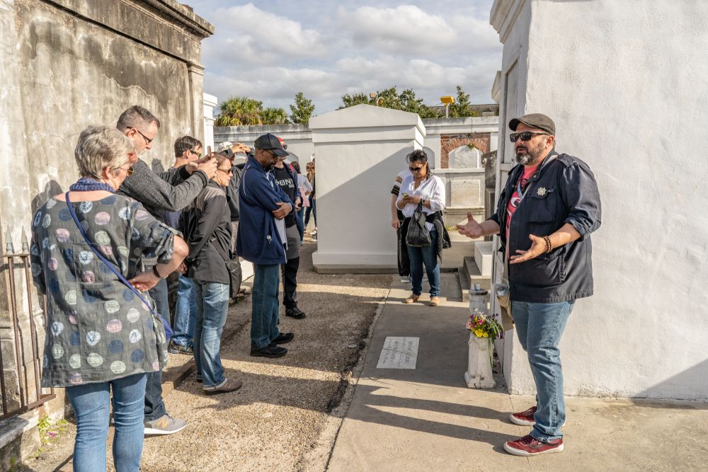 Tomb of the voodoo queen, Marie Laveau