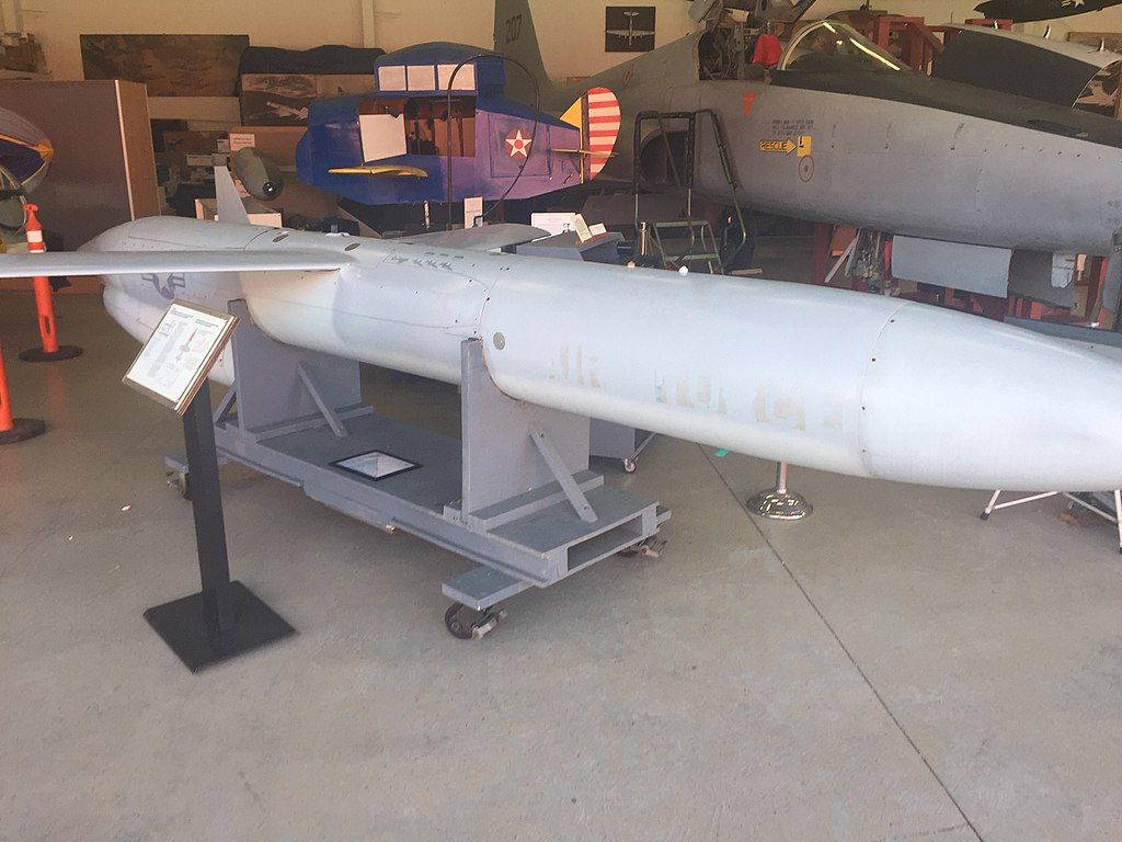 A drone on display at Western Museum of Flight