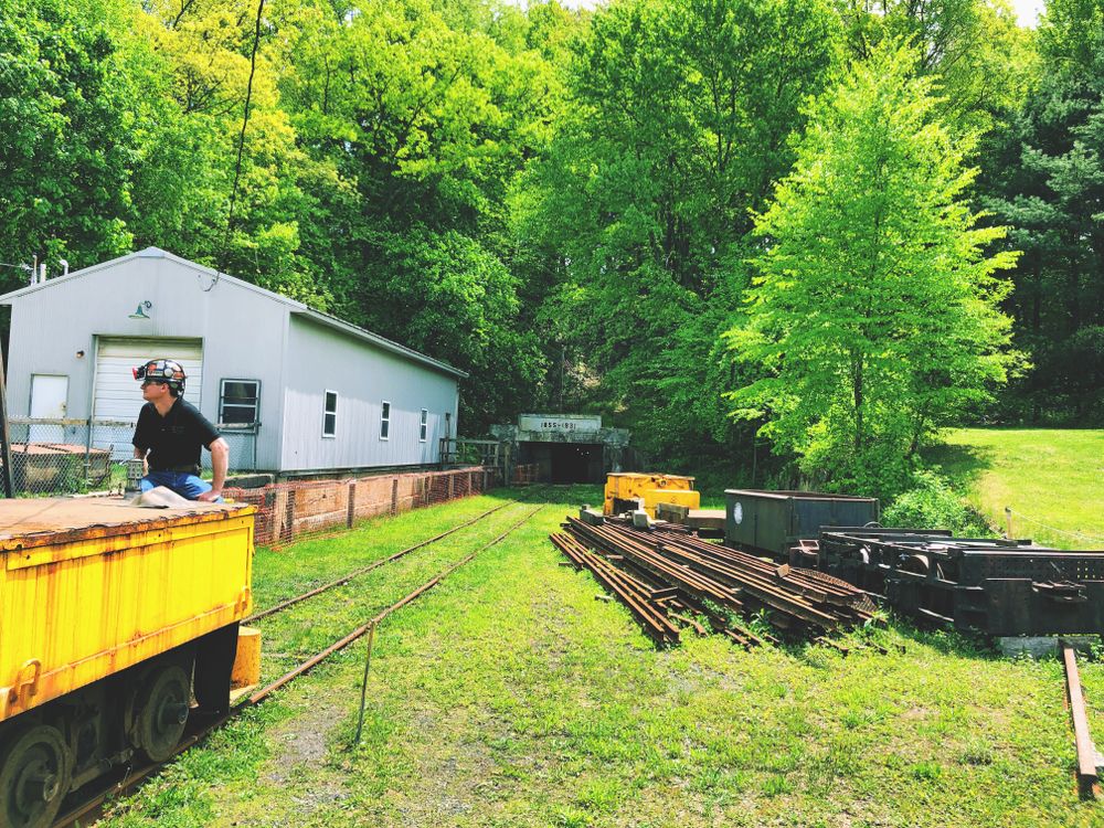 The grounds of No. 9 Coal Mine & Museum