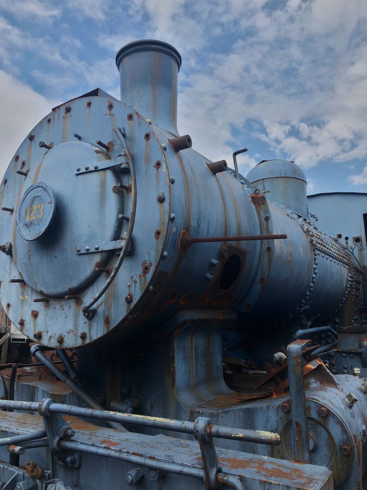 Old engine in Oklahoma Railway Museum