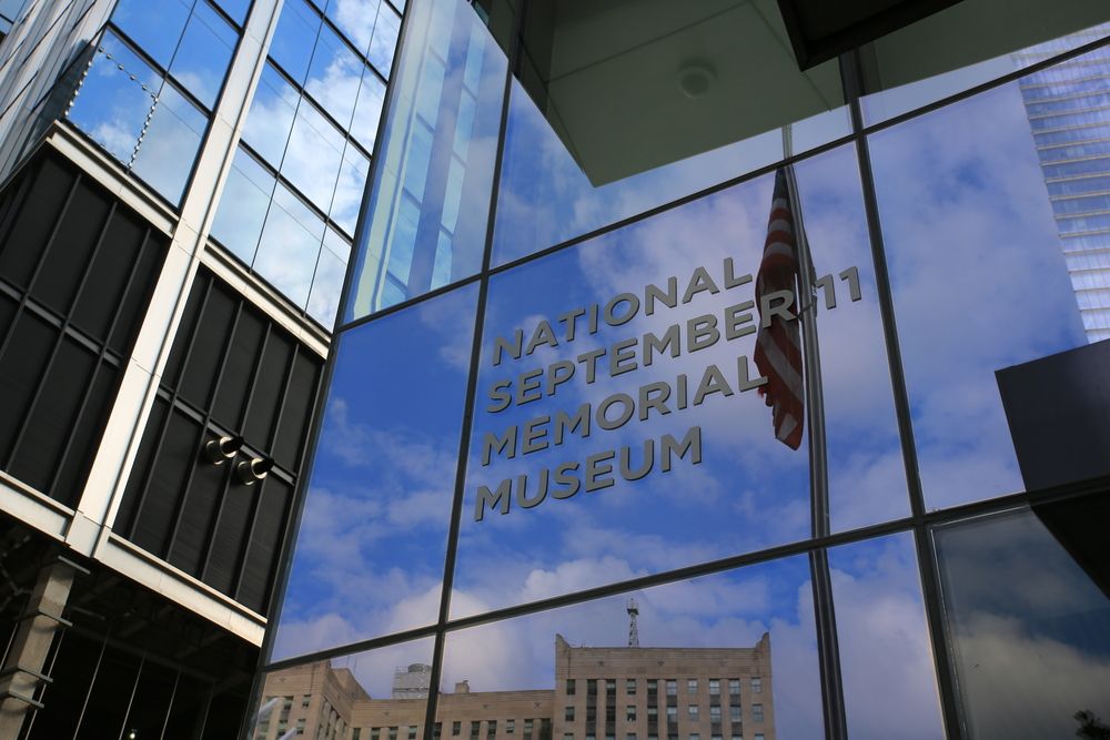 Entrance to the The National September 11 Memorial Museum.