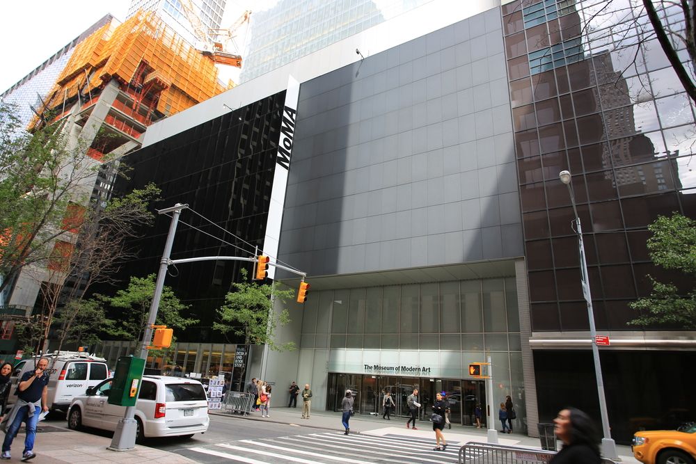 Exterior of the Museum of Modern Art