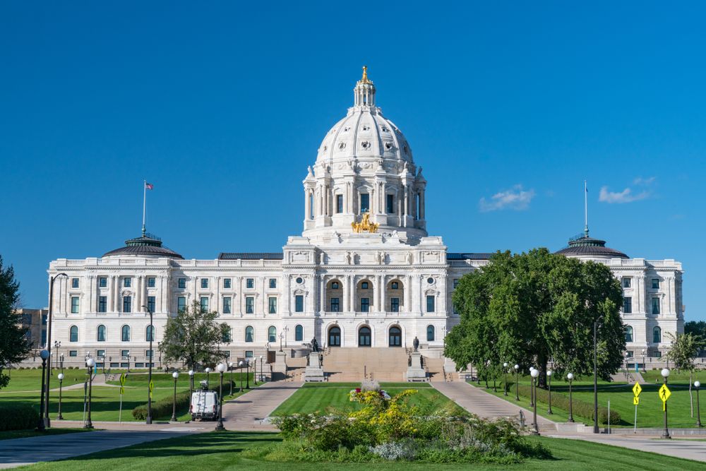 Exterior of Minnesota State Capitol