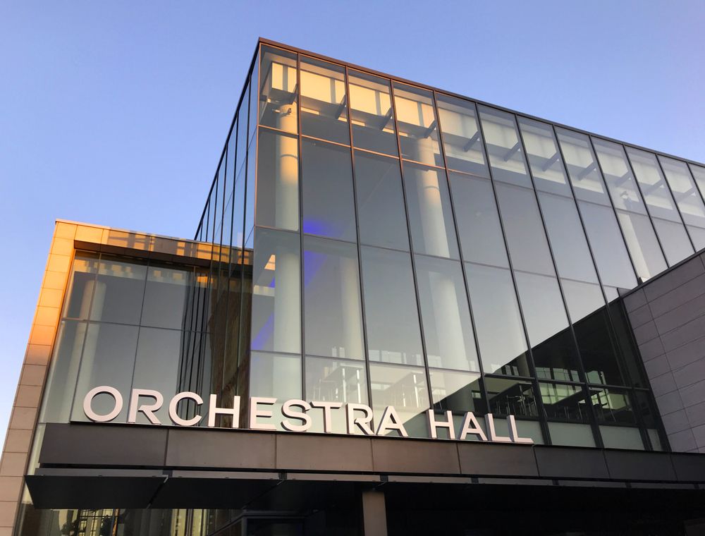 Building sign of the Orchestra Hall