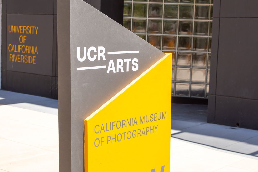 A Sign at UCR/California Museum of Photography