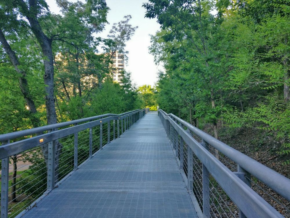 Entrance to the Katy Trail