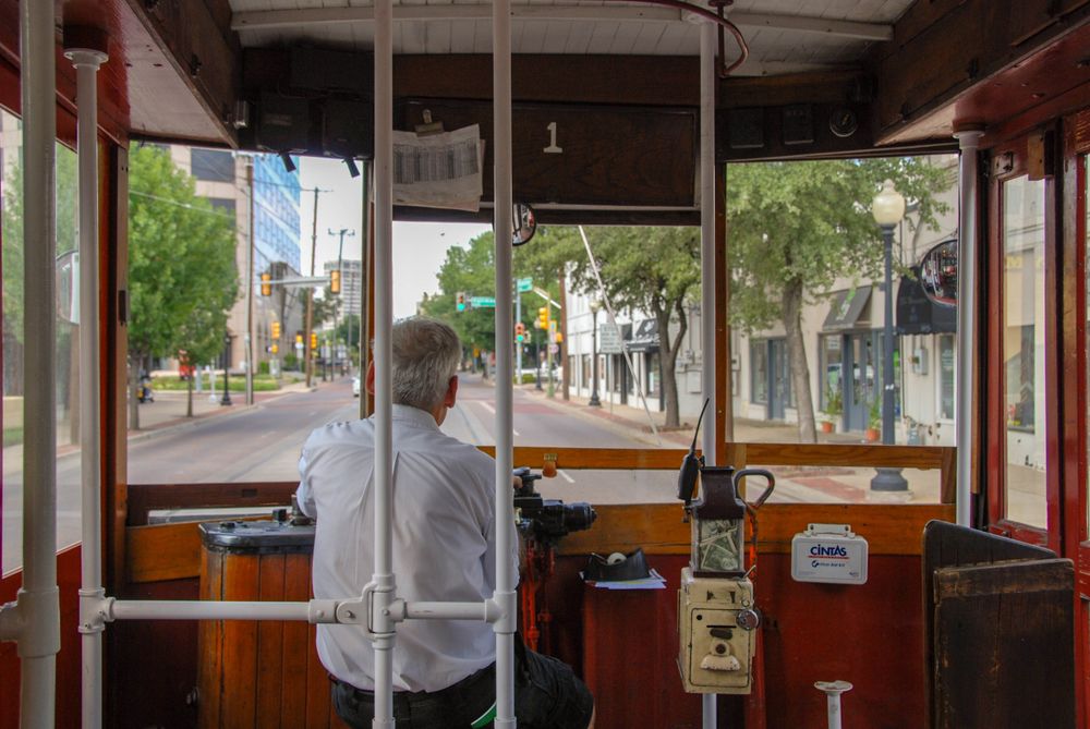 McKinney Avenue Transit Authority's view from the inside