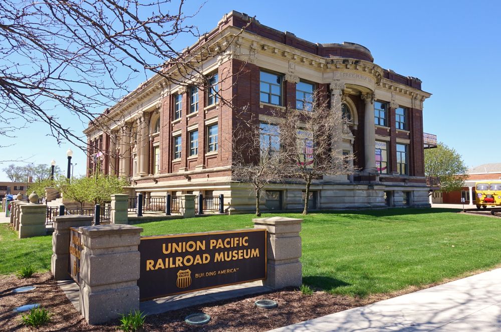 Exterior of Union Pacific Railroad Museum