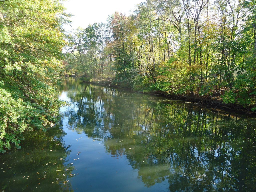 The waters of Rahway River Parkway