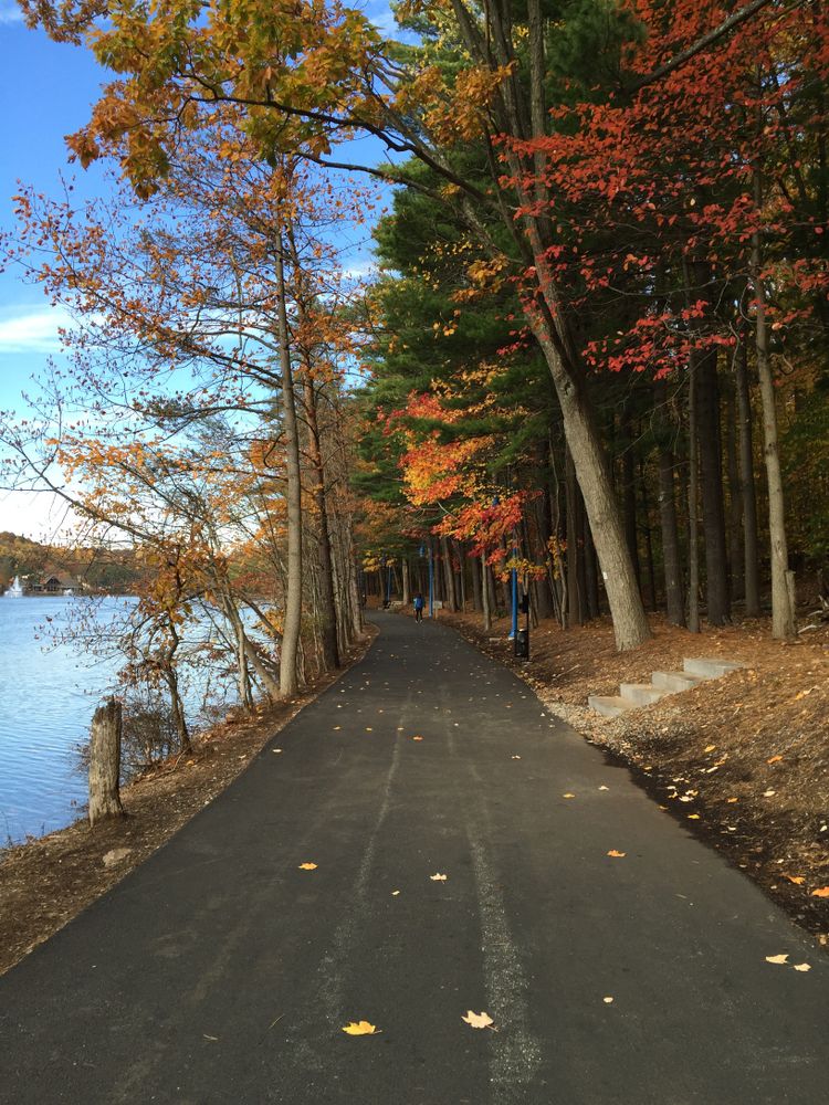 Paved trail at South Mountain Reservation
