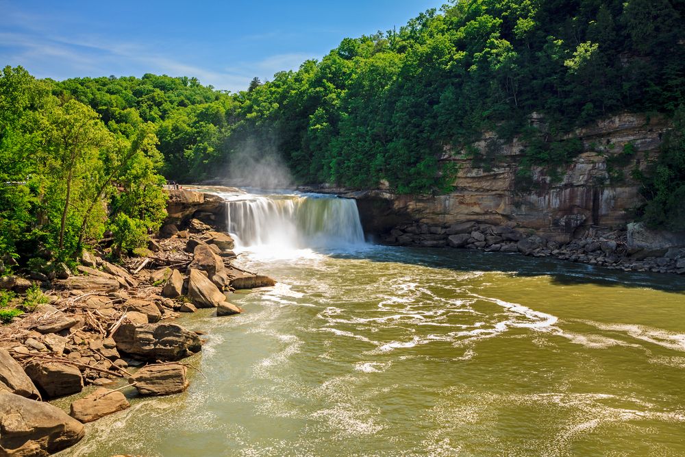 Scenic view of Cumberland Falls State Resort Park