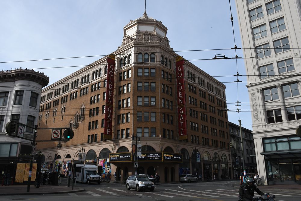 Exterior of the Golden Gate Theatre