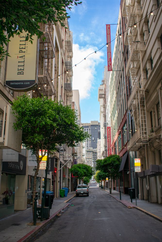 Shops along Maiden Lane