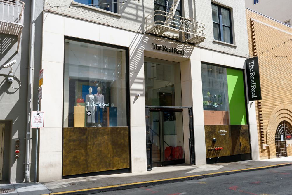 The realreal luxury store at Maiden Lane
