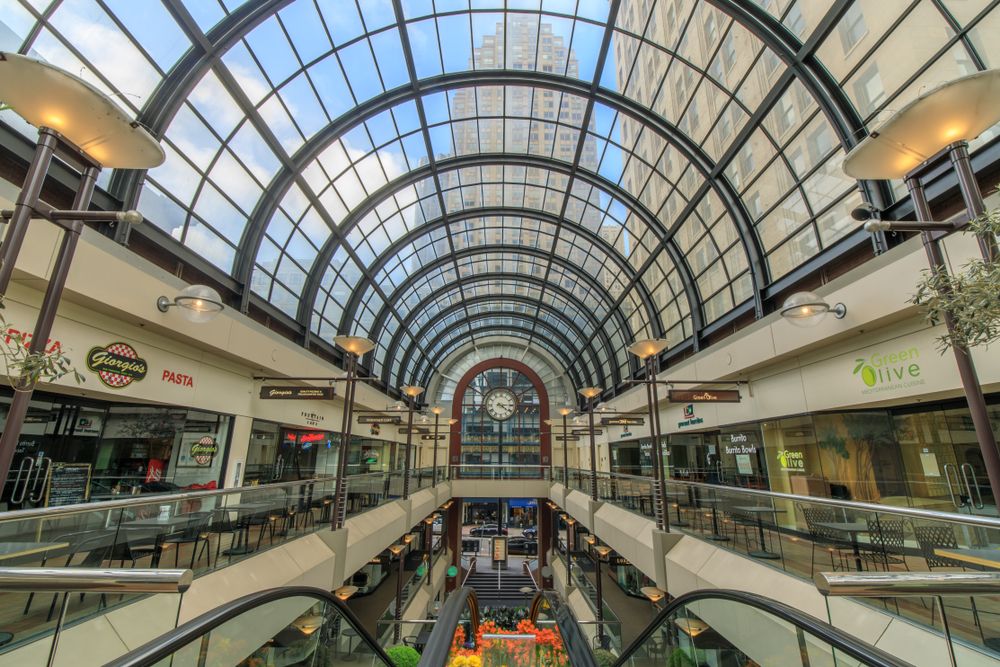 Interior of The Crocker Galleria
