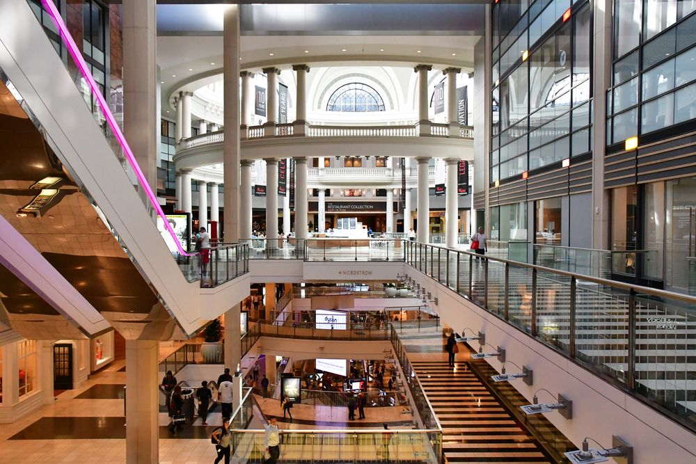 Interior of the Westfield San Francisco Center