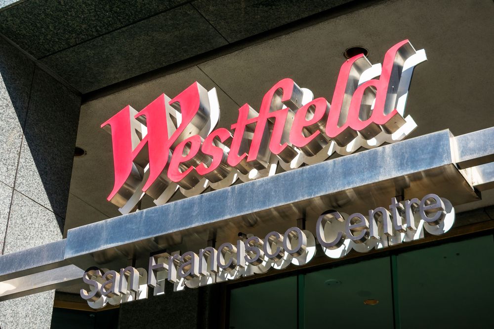 Building sign of Westfield San Francisco Center