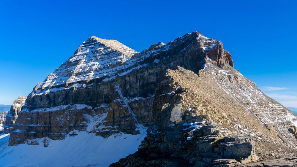 The summit of Mount Timpanogos