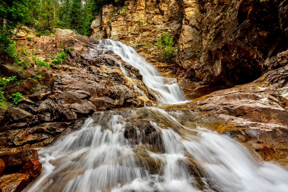 Beautiful waterfall at Booth Falls Trail