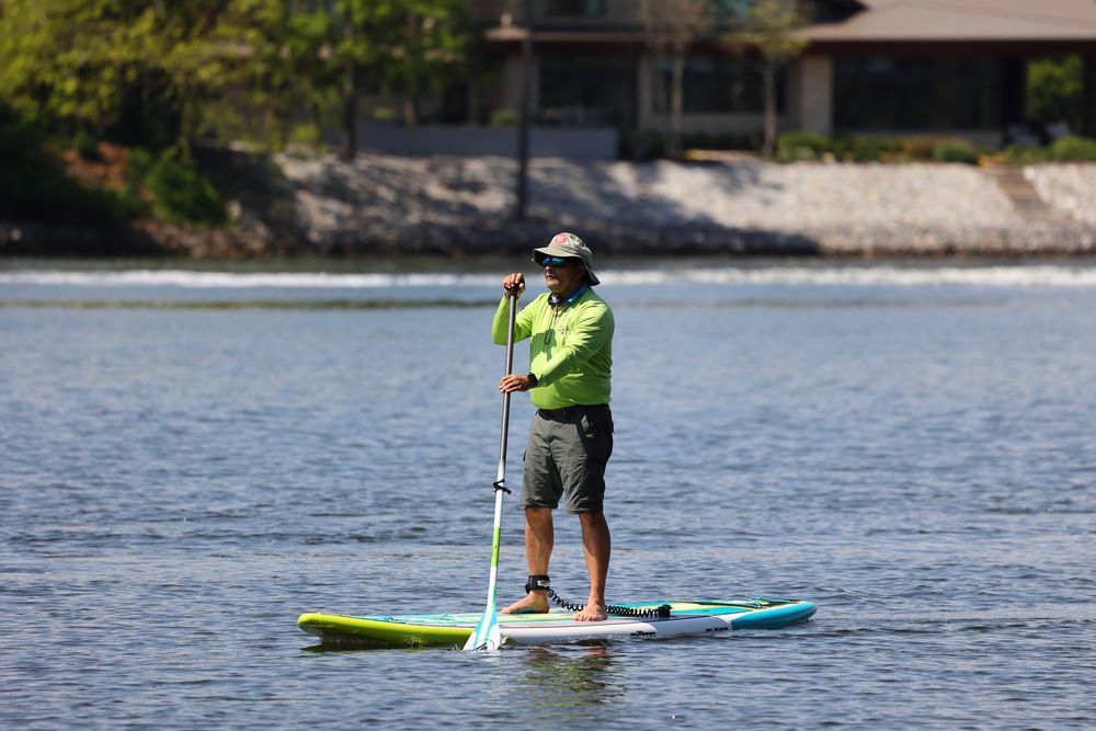Paddle-boarding at First Landing State Park