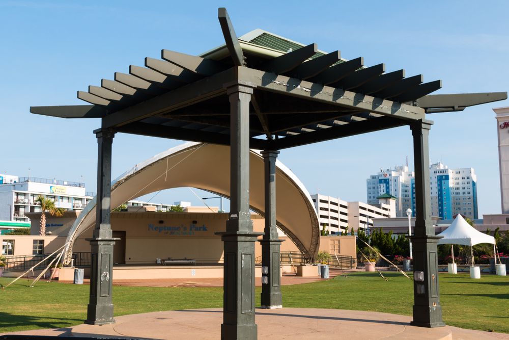 A gazebo at Neptune’s Park