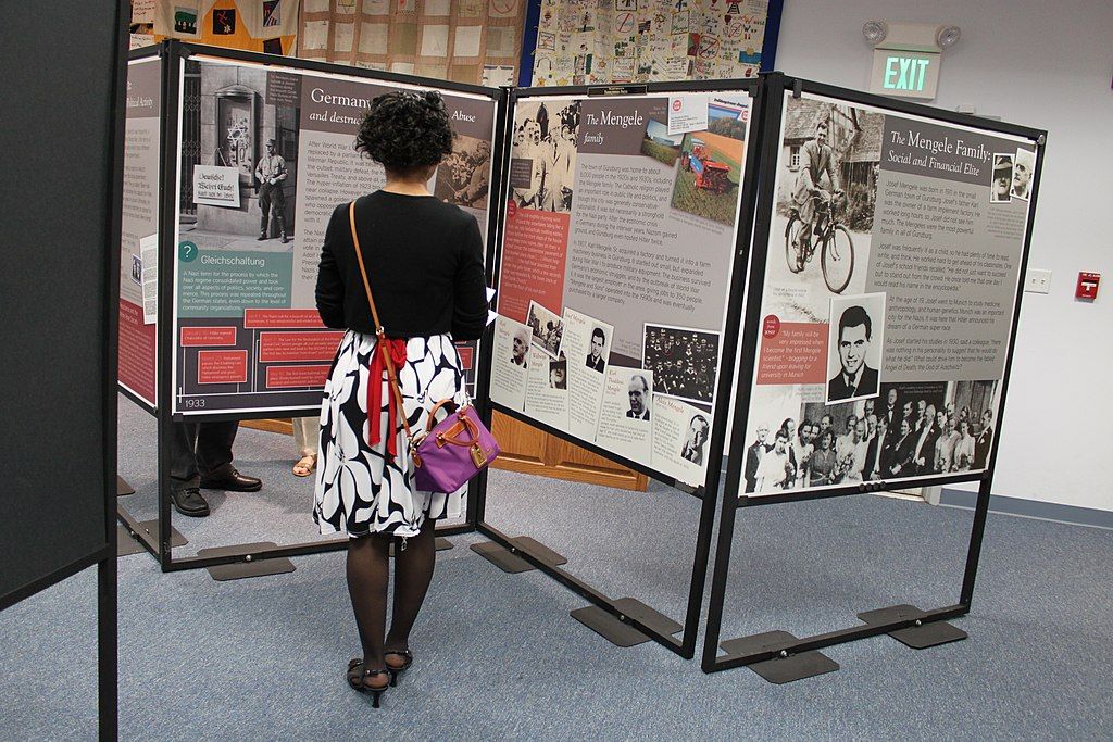 Exhibit in the Candles Holocaust Museum and Education Center