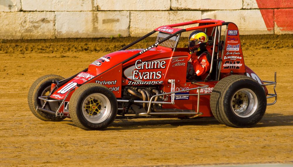 Sprint car festival participant at Terre Haute Action Track