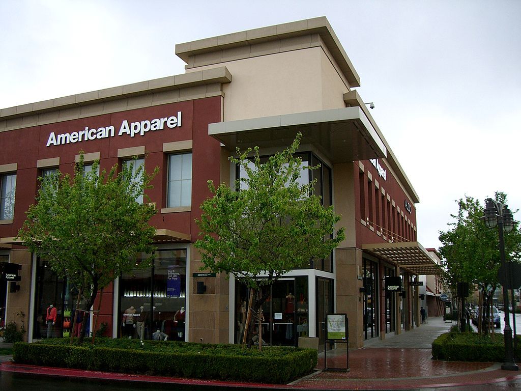 American apparel at Victoria Gardens