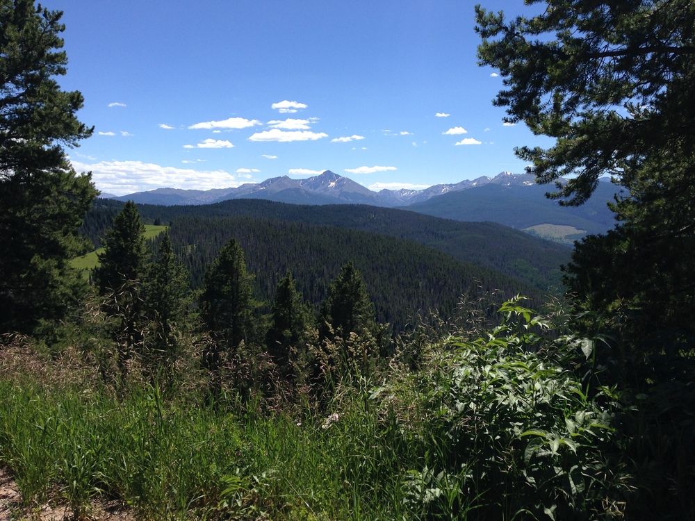 Mountain views from Eagle Bahn Gondola