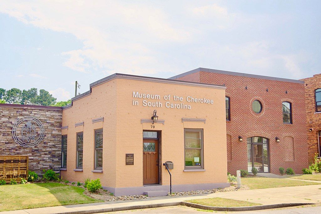 Exterior of Museum of the Cherokee in South Carolina