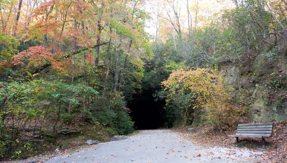 Entrance of the Stumphouse Tunnel