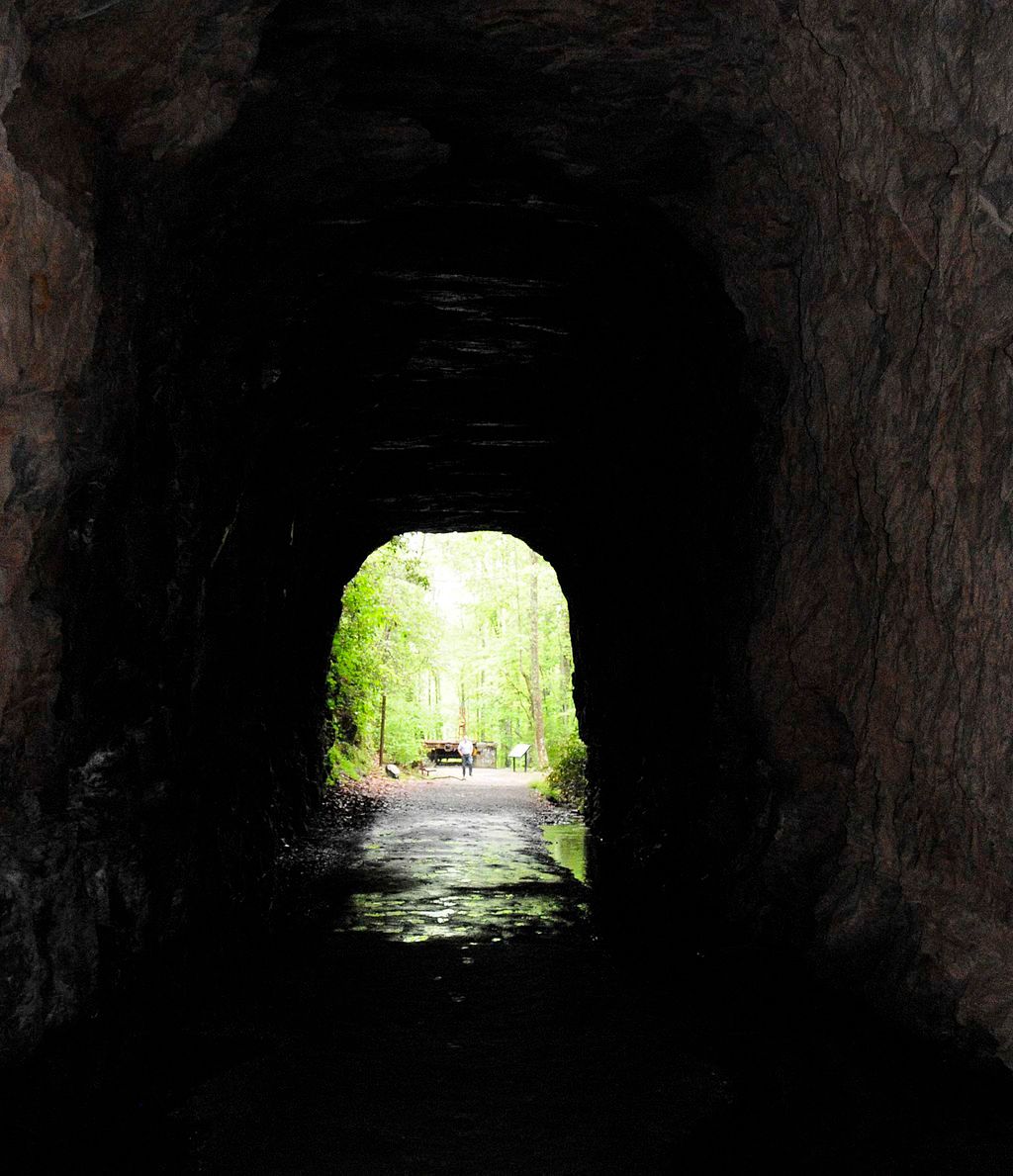 Light at the end of Stumphouse Tunnel