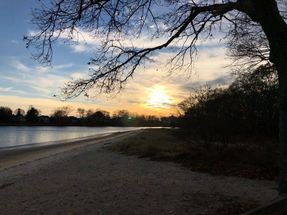 Sunset over Oakland Beach