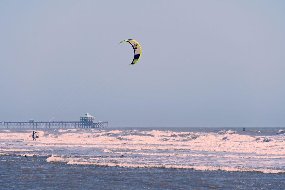 Paragliding in Folly Beach