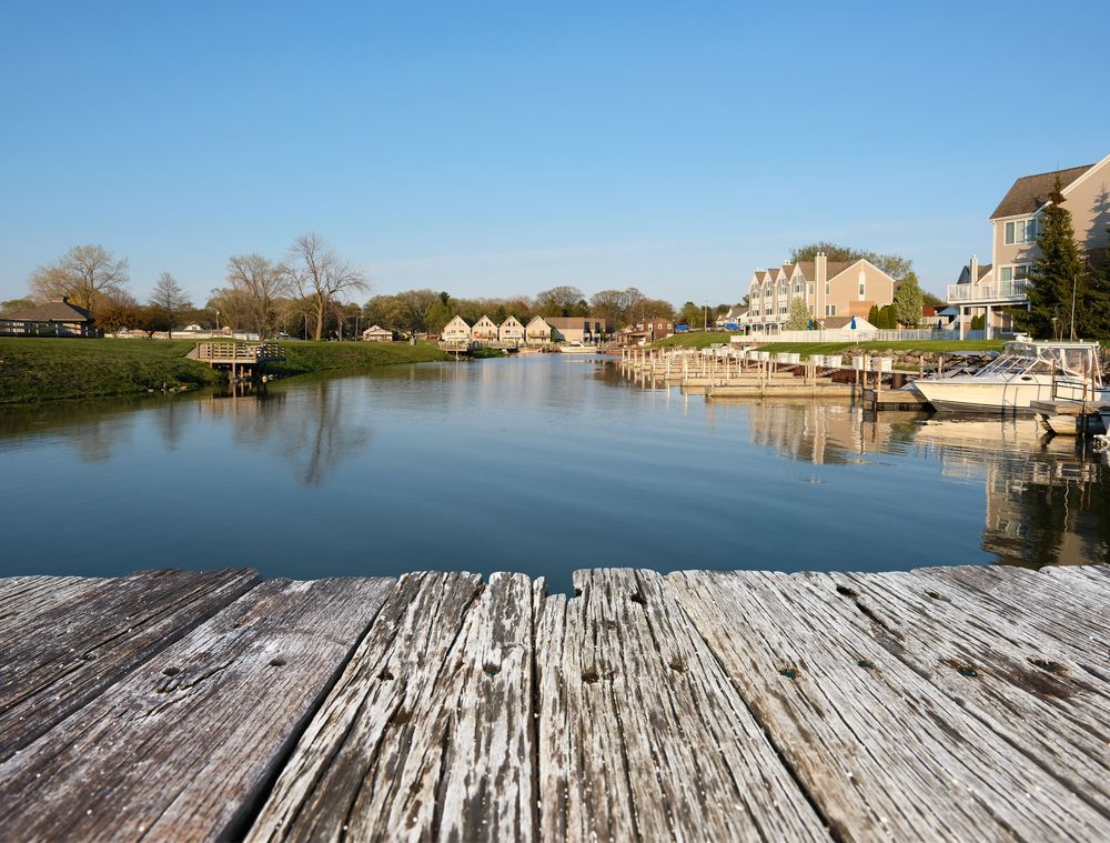 View of Port Austin Marina