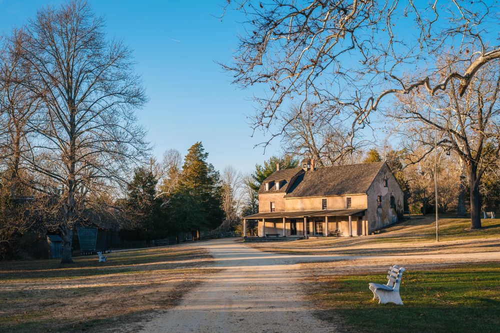 A house along Wharton State Forest