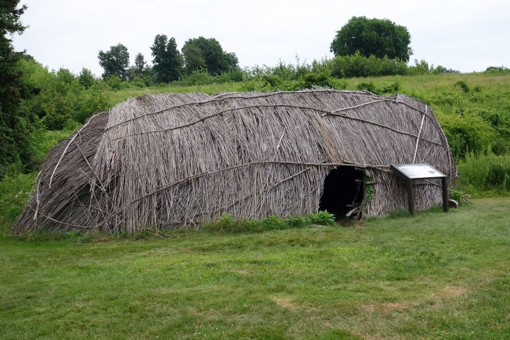 Native American shelter at Fruitlands Museum