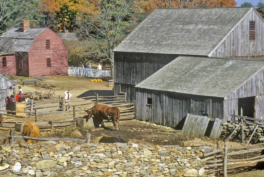 Daytime view of Old Sturbridge Village