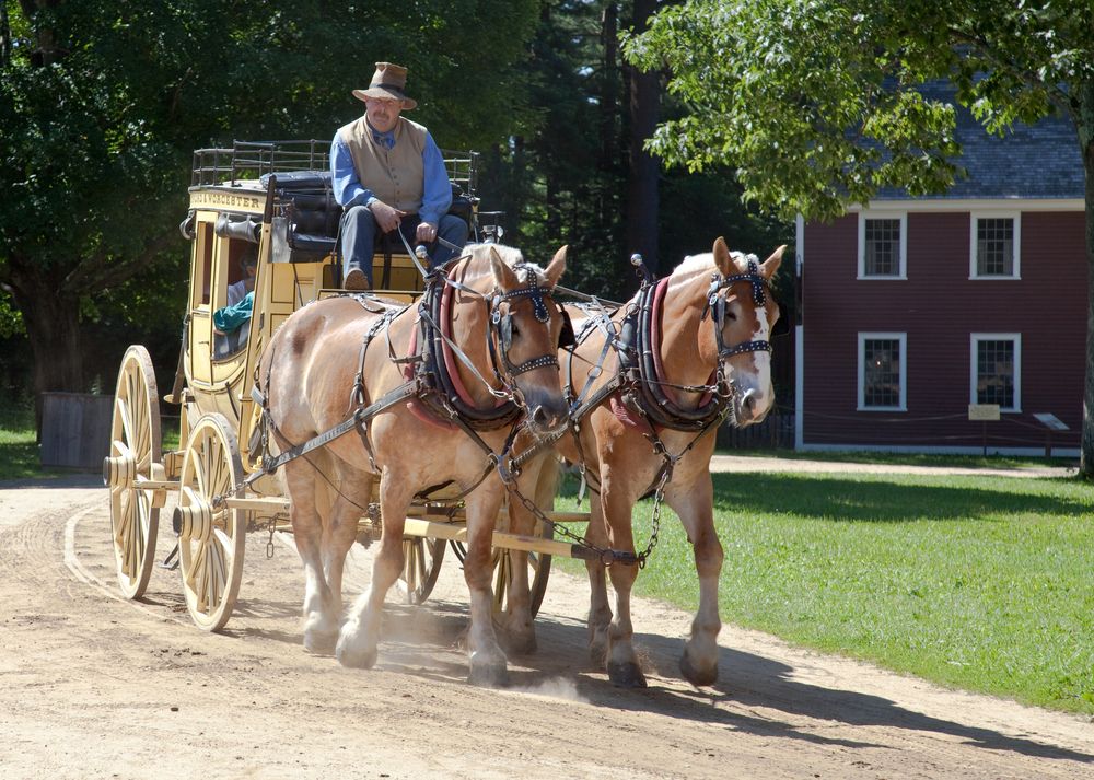 Carriage ride along Old Sturbridge Village