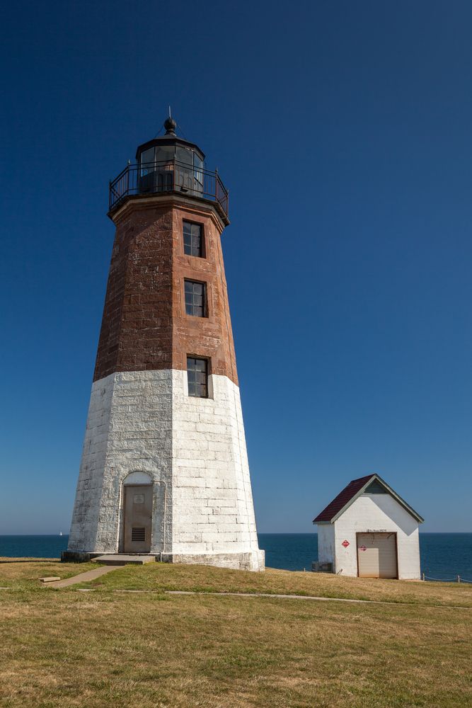 Exterior of Point Judith Lighthouse