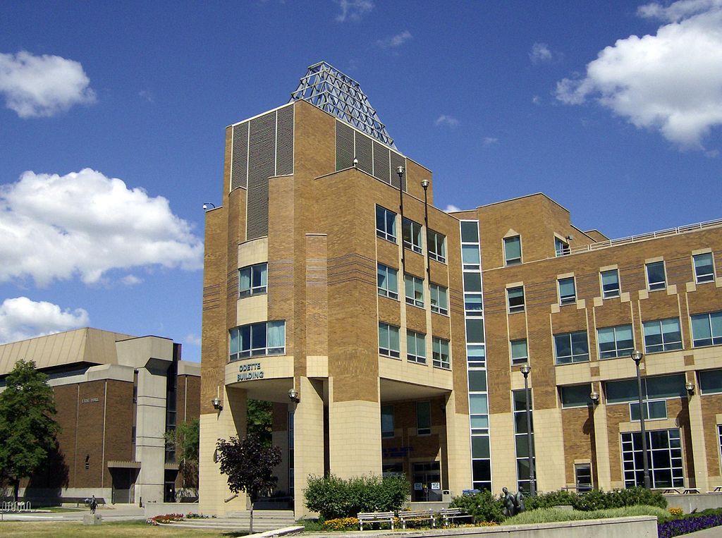 Odette building at University of Windsor