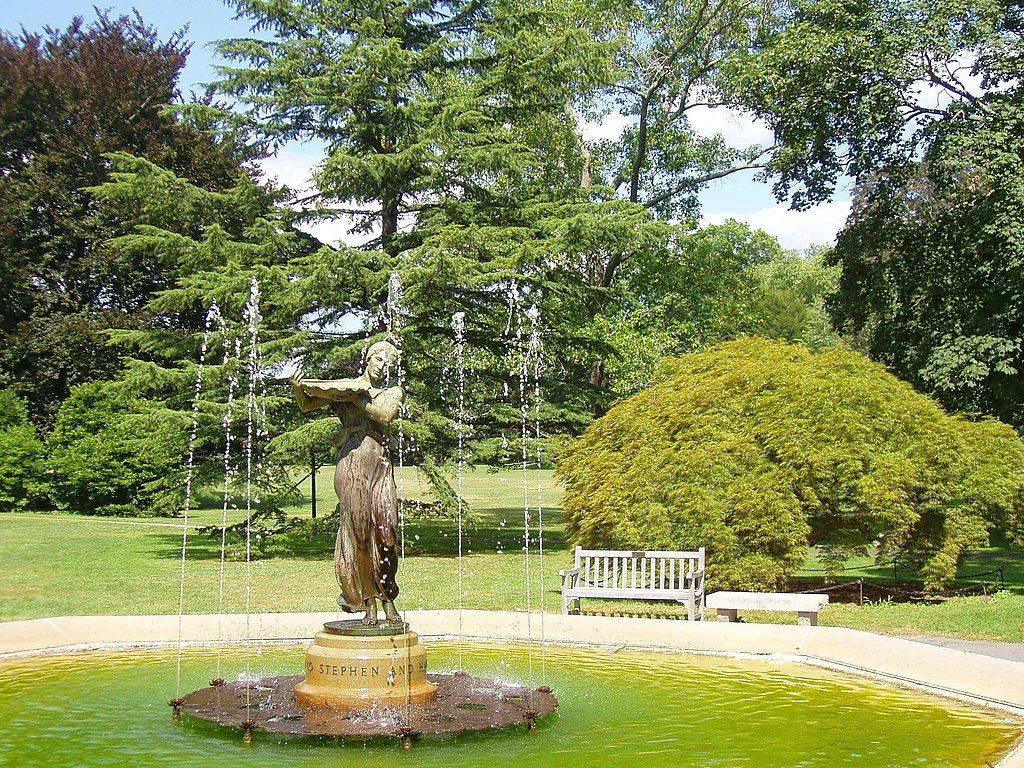 Water fountain at Wilcox Park