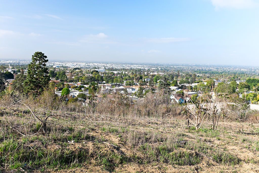 The view from Hellman Park Trailhead