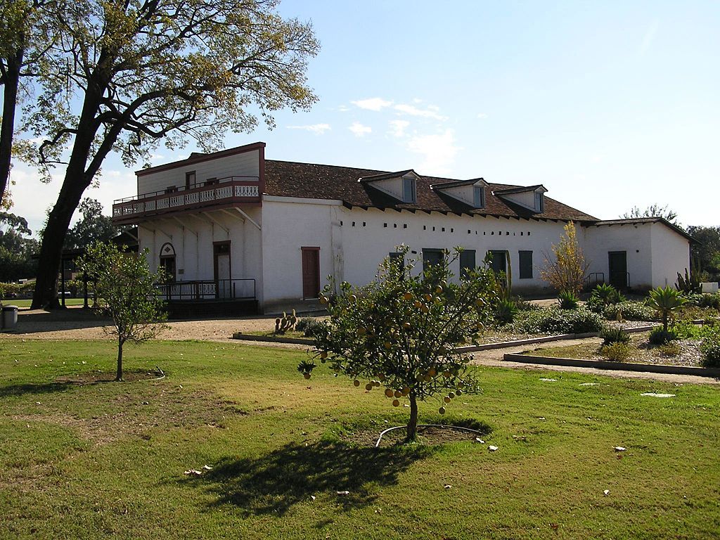 The grounds of Pio Pico State Historic Park
