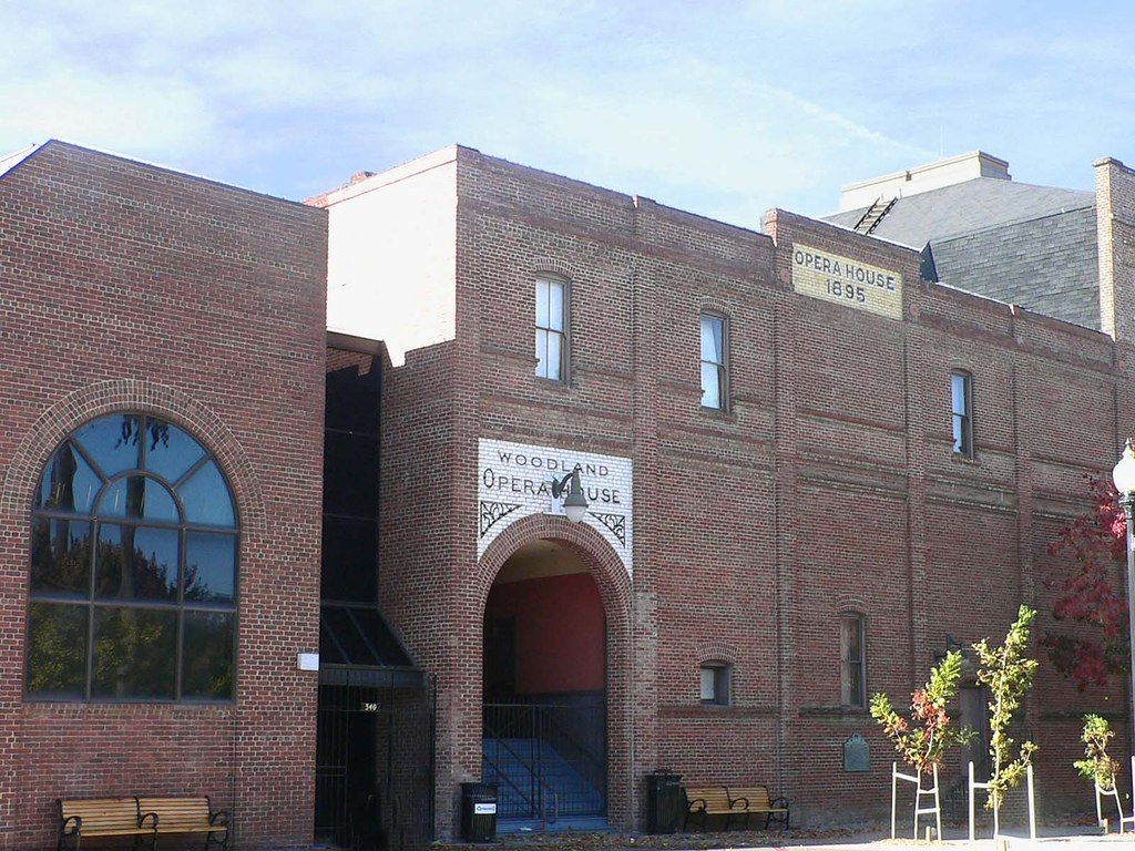 Exterior of the Woodland Opera House