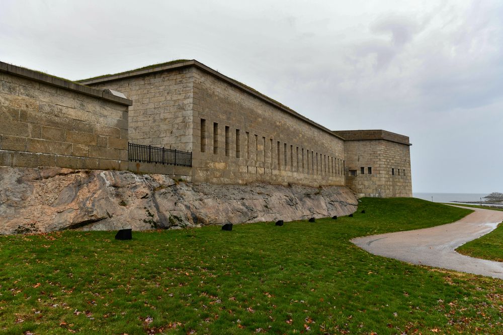 Exterior of Fort Trumbull State Park