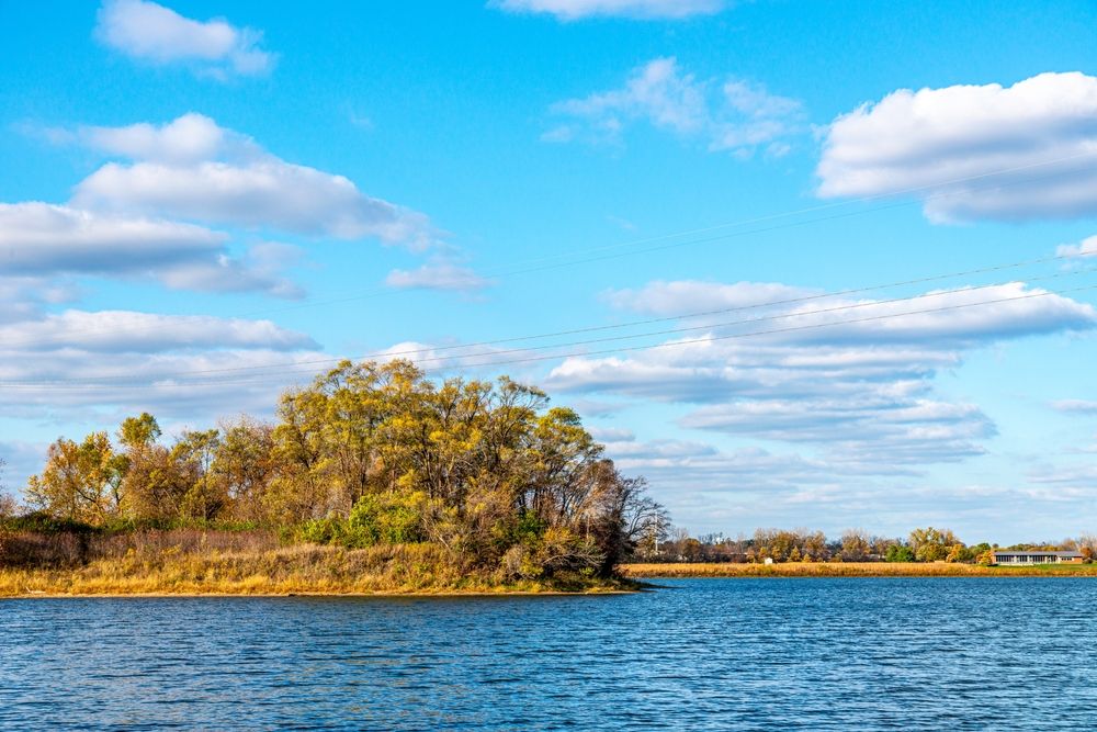 The waters of Raccoon River Park